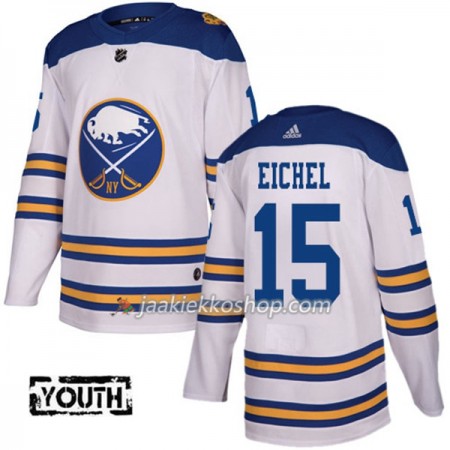 Lapsille NHL Buffalo Sabres Pelipaita Jack Eichel 15 2018 Winter Classic Adidas Valkoinen Authentic
